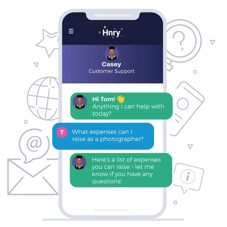 Hnry customer support